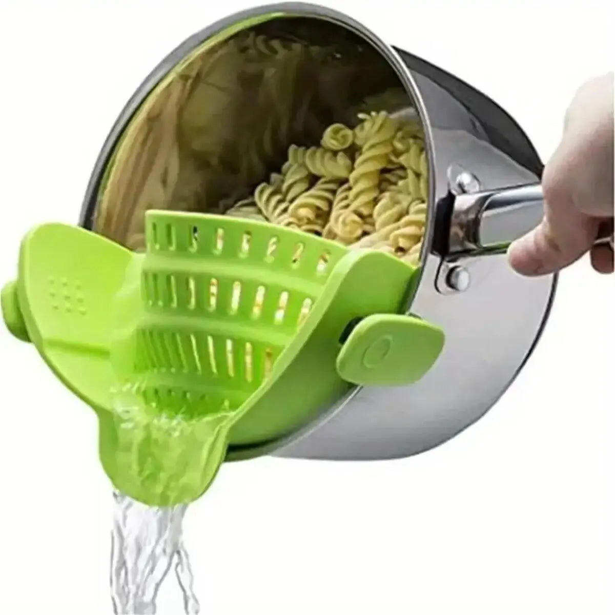 Adjustable Silicone Clip-On Strainer