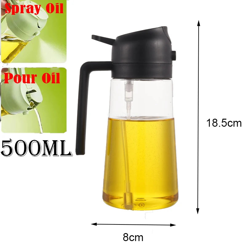 2 in 1 Spray for Olive Oil Spray Bottle 