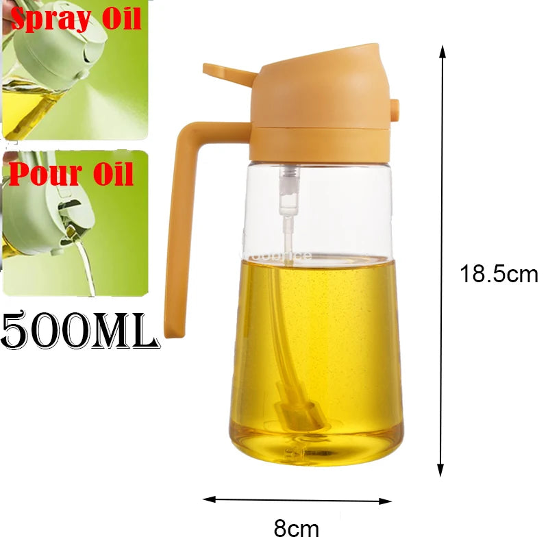 2 in 1 Spray for Olive Oil Spray Bottle 