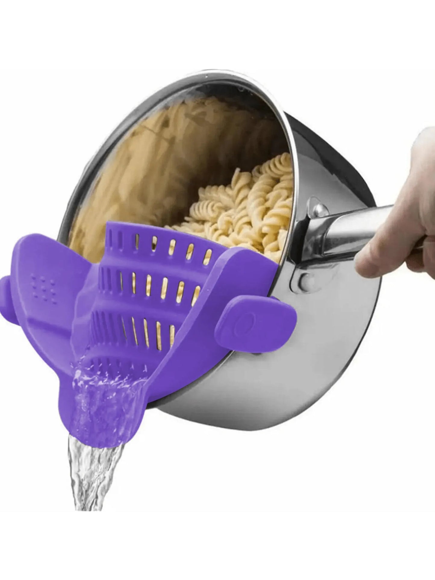 Adjustable Silicone Clip-On Strainer