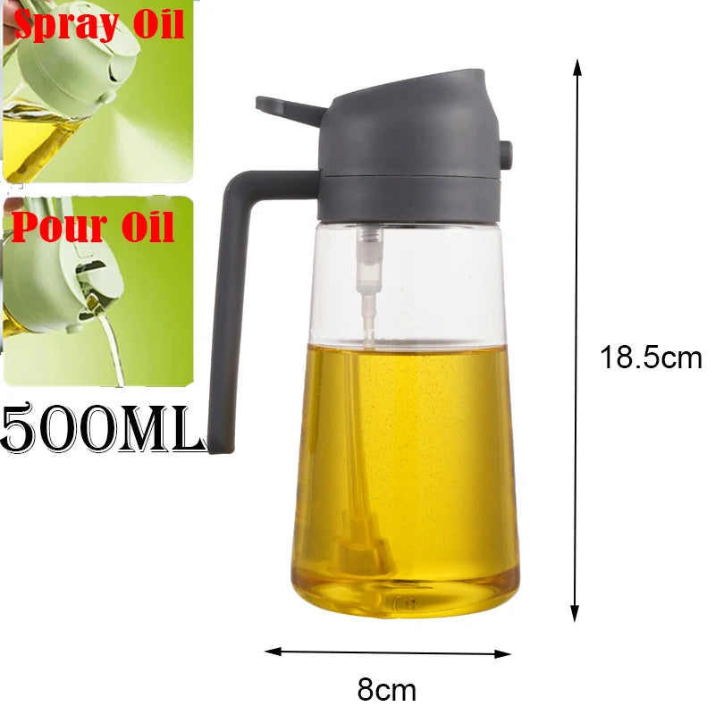 2 in 1 Spray for Olive Oil Spray Bottle 